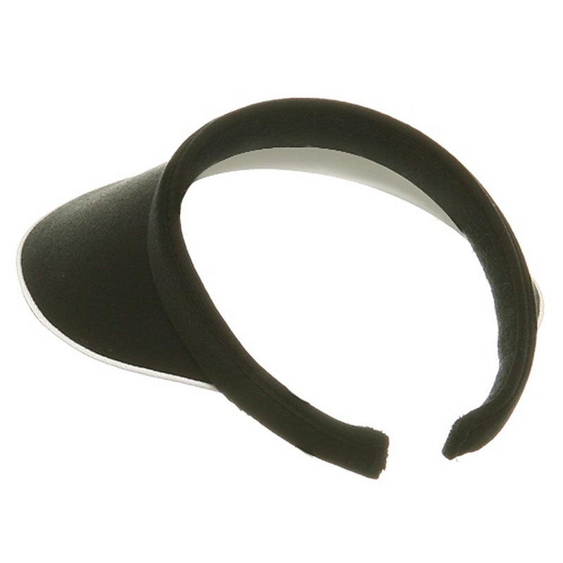 Mega Cap MG Women's Piping Clip On Visor Black - Image 2